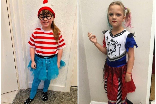 Bella James, eight,, from Eastbrook Primary Academy and Harley Quinn
Jazmin Keegan, 8, The Globe Primary, Where's Wenda