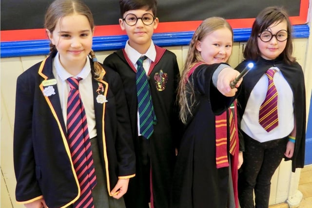 Pupils dressed up and took inspiration from a range of books, including Harry Potter