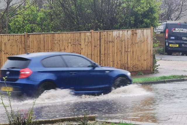 Flooding in Woodsgate Park, Bexhill. Picture: Andrew Everest