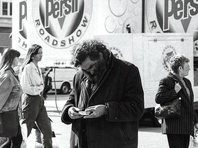 Chris Porsz's images of Michael during his life in Peterborough