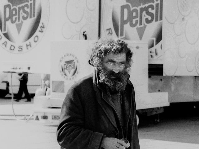 Chris Porsz's images of Michael during his life in Peterborough