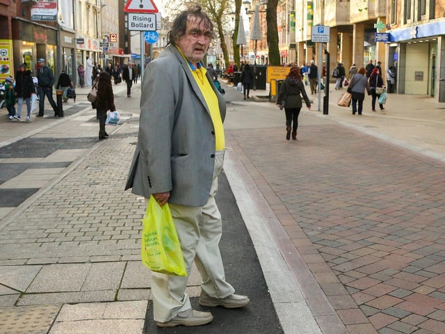 Chris Porsz's images of Michael during his life in Peterborough