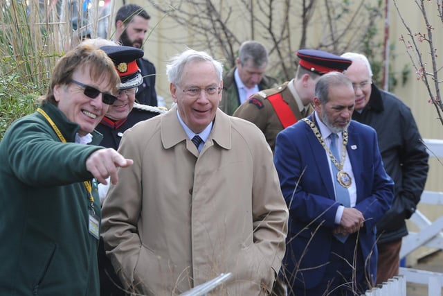 The Duke made Peterborough history during his visit