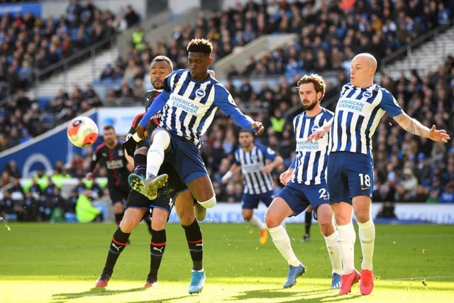Some classy touches and neat footwork to get out of tight areas. Brighton's most positive player. Looked to get forward when he could and had the courage take a shot on from outside the box.