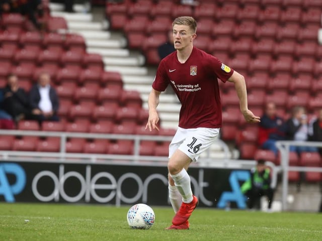 Denied by Stone and had a very strong penalty shout turned down. Comfortably Town's best defender on the day and he needed to be given the risk they played with after going down to 10... 7 CHRON STAR MAN