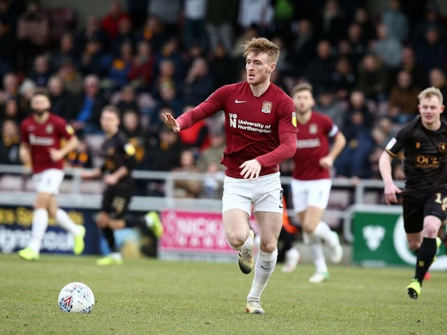 Was asked to cover so much ground to compensate for the loss of Hoskins and he did a reasonable job of it, but there came a point where a Mansfield second on the break was inevitable... 6