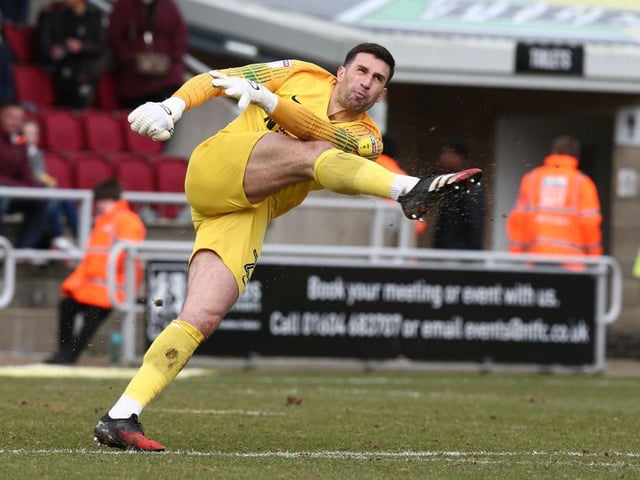Would have backed himself to keep Charsley at bay before Hoskins unwisely chose to intervene. Fine double save from Rose kept his side in it at the break but Tomlinson left him with no chance... 6.5