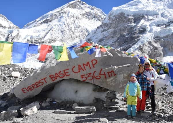 Ashleen Mandrick from Lancing reached the south base camp of Mount Everest in Nepal, which is 5,364 metres above sea level.