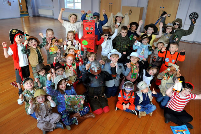 World Book Day at Glebe Primary School in Southwick. Pic Steve Robards SR2003063
