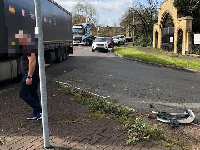 The scene of the incident. Picture: Mick Symes