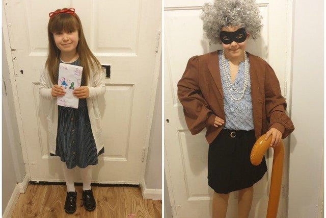 Lilliana Sargeant, aged nine, and Ashton sargeant, aged 10, from West Rise Juniors School