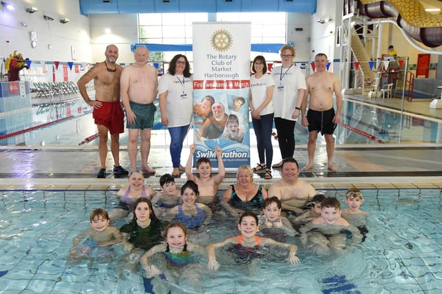 The local Autism group Spectrum after their Swimarathon session on Sunday.
PICTURE: ANDREW CARPENTER
