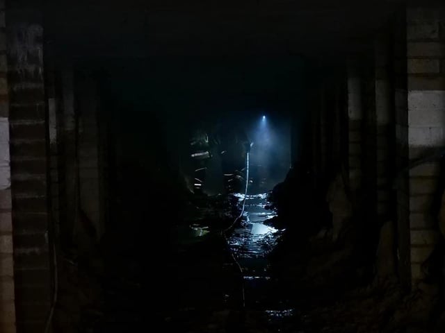 Another view from inside the slate mine