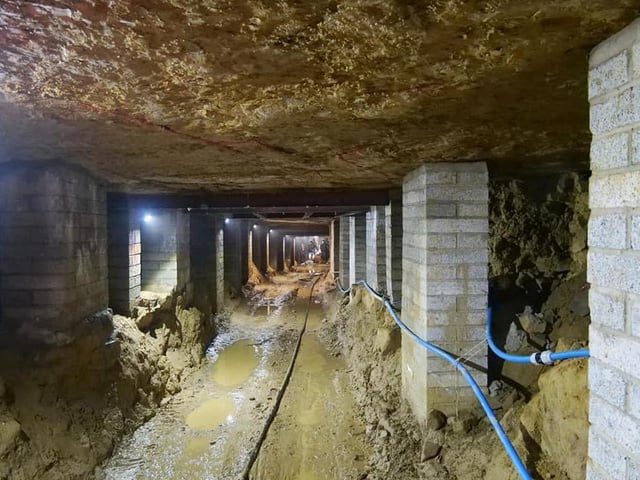Another view from inside the slate mine