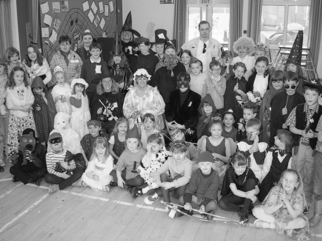 The scene at Swineshead St Mary's Primary School.