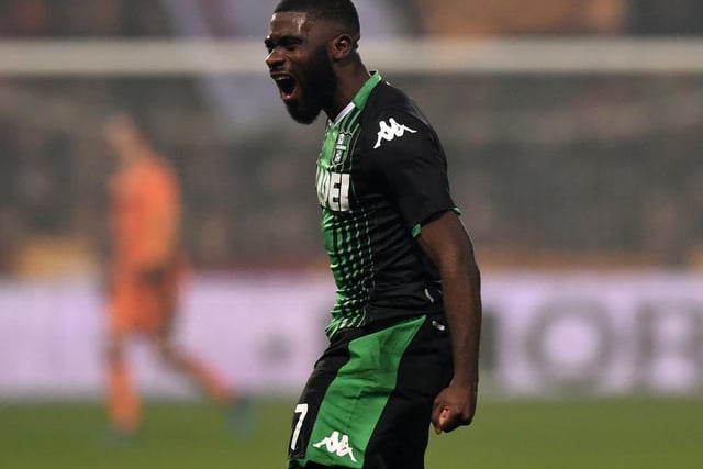 Meanwhile, the pair also in the market for Sassuolo winger Jeremie Boga. The Ivorian is valued at 13m and is wanted by Borussia Dortmund and Valencia. (The Sun)