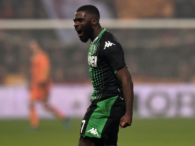 Meanwhile, the pair also in the market for Sassuolo winger Jeremie Boga. The Ivorian is valued at 13m and is wanted by Borussia Dortmund and Valencia. (The Sun)