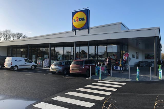 The store opened after a ribbon cutting ceremony on Thursday morning. Photo: Lidl GB