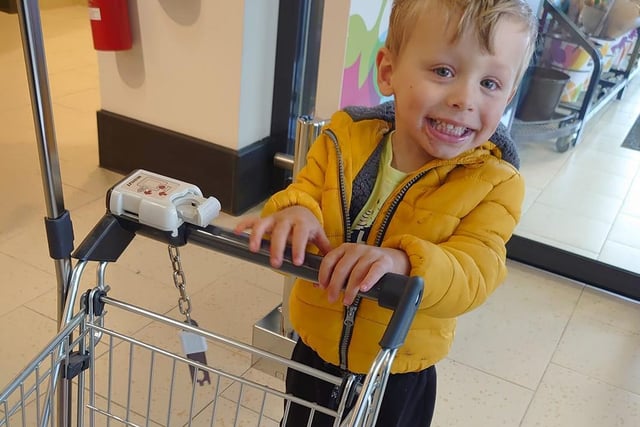 Alison Louise Dixson said her son 'absolutely loved' the child sized trolley