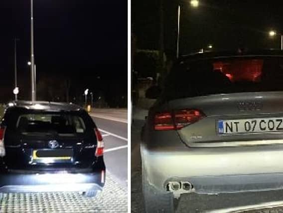 Cars seized by the BCH Road Policing Unit