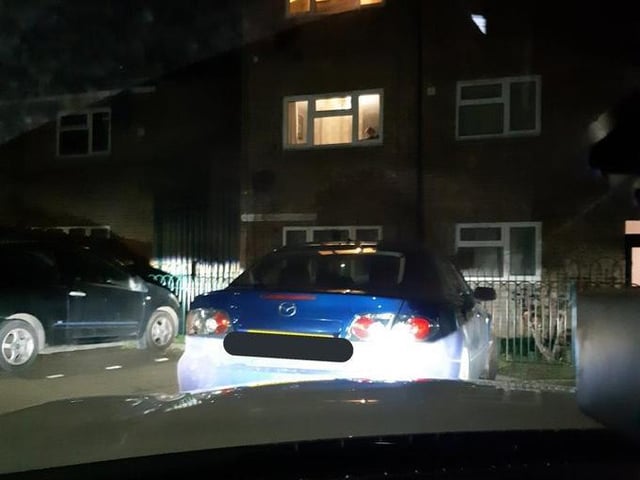 Car uninsured and 'smelt of cannabis'. Car was seized