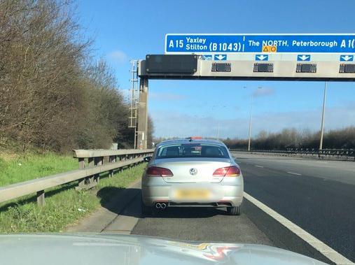 Issued a traffic offence report for speeding
