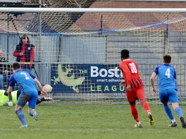 The first penalty is saved