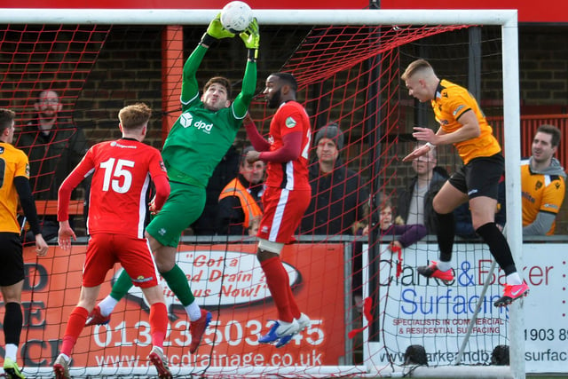 Action from Eastbourne Borough v Maidstone United