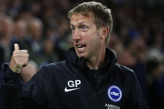 The look on Graham Potter's face when he picked Eric Cantona for the Premier League Hall of Fame just before the Crystal Palace match.