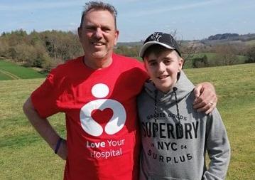 Steven Morgan, 65, and his 13-year-old son Elliot, from Midhurst, raised nearly £1,700 for the NHS by walking 140 miles in the field at the back of their house. https://www.midhurstandpetworth.co.uk/news/people/father-and-sons-100-mile-walk-raises-nearly-ps1700-chichester-and-worthing-hospitals-2544828