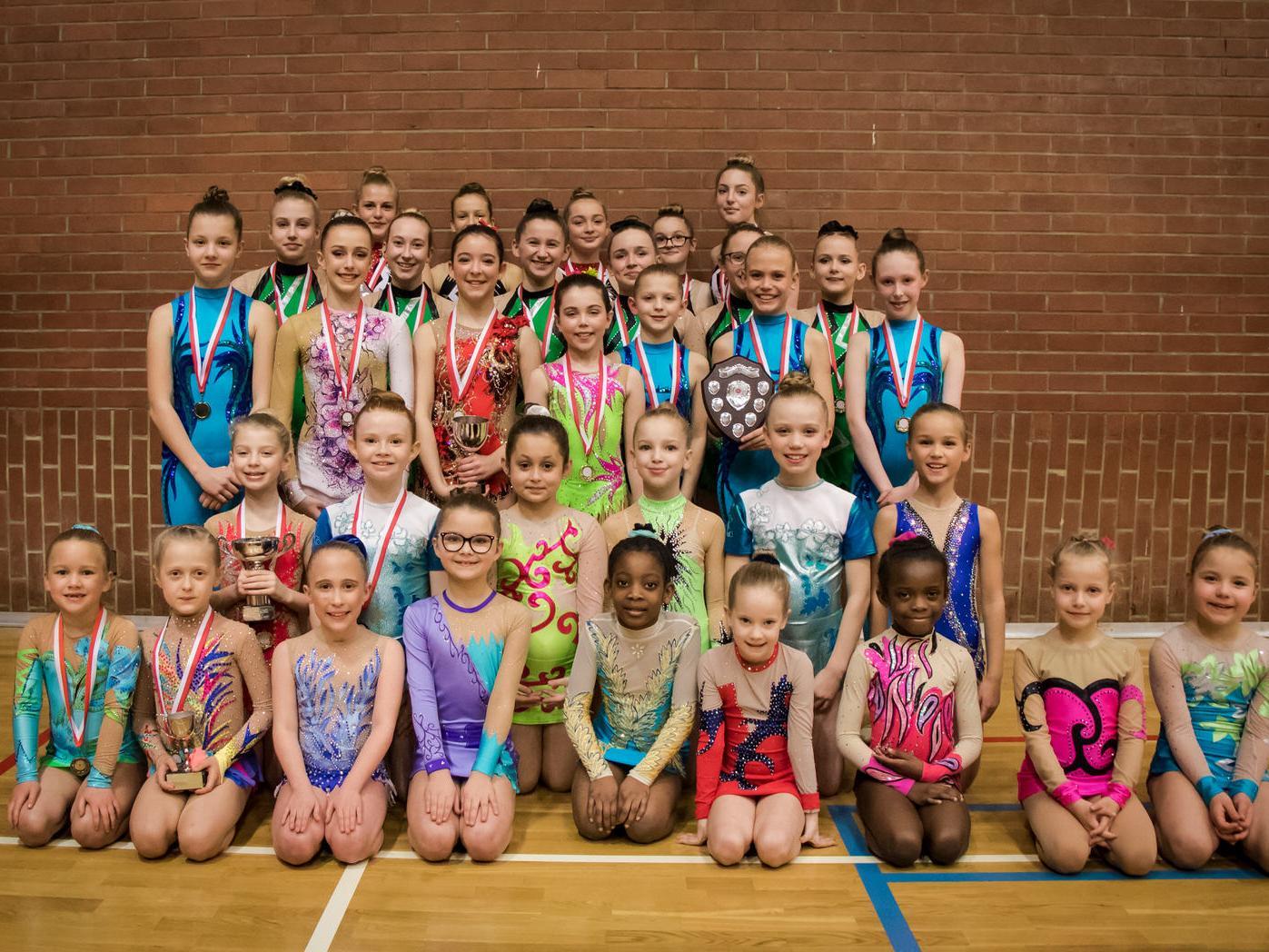 Billings Rhythmic Gymnastics Club made club history at the County Championships.
