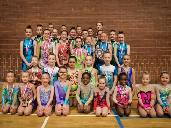 Billings Rhythmic Gymnastics Club made club history at the County Championships.