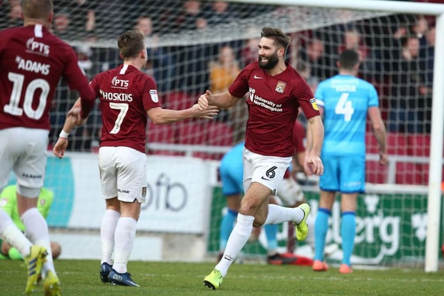 A sensational second-half display lifts Cobblers to 6th. Carl Winchester gave Rovers a half-time lead but Nicky Adams led the fightback before Jordan Turnbull scored two headers. Paul Anderson came off the bench to net a fourth.