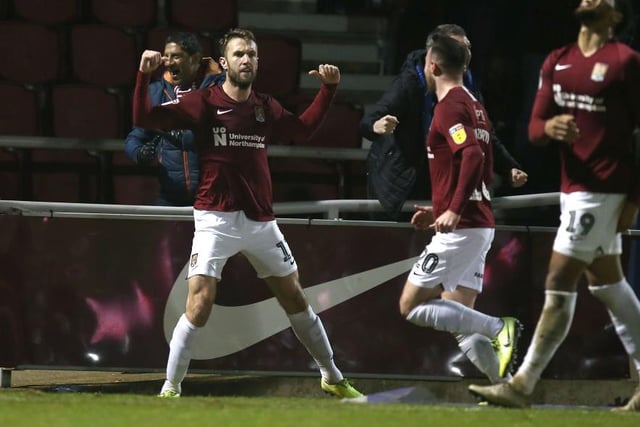 Cobblers bounce back with a commendable away draw at their promotion rivals. They twice led through James Olayinka and Andy Williams but Eddie Nolan rescued a late point for Crewe. Town are back up to 5th.