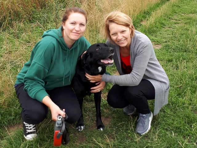 Carina said: "A message for my wonderful mum Yvette, this picture was taken when she visited and we look her grand dog for a walk. She is the most loving, caring, supportive and crazy mum, she has a heart of gold. Love you lots, Mum xx"
