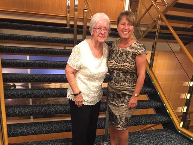 Karen said: "My first cruise with my beautiful mum. She's the best mum ever."