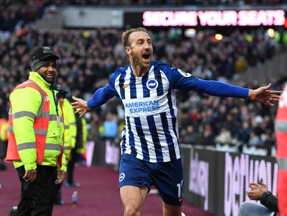 Glenn Murray was signed by Chris Hughton for 3.1m from Bournemouth in January 2017
