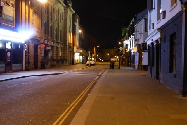 A deserted St Giles Street. Photo: Benji Dotan