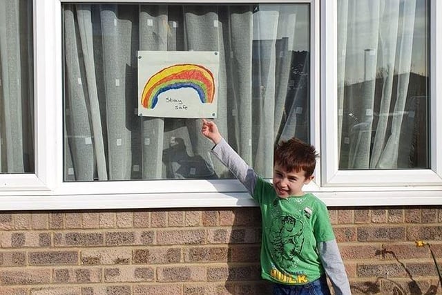 Katie Mustchin shared this picture of Jack, 6, with his drawing
