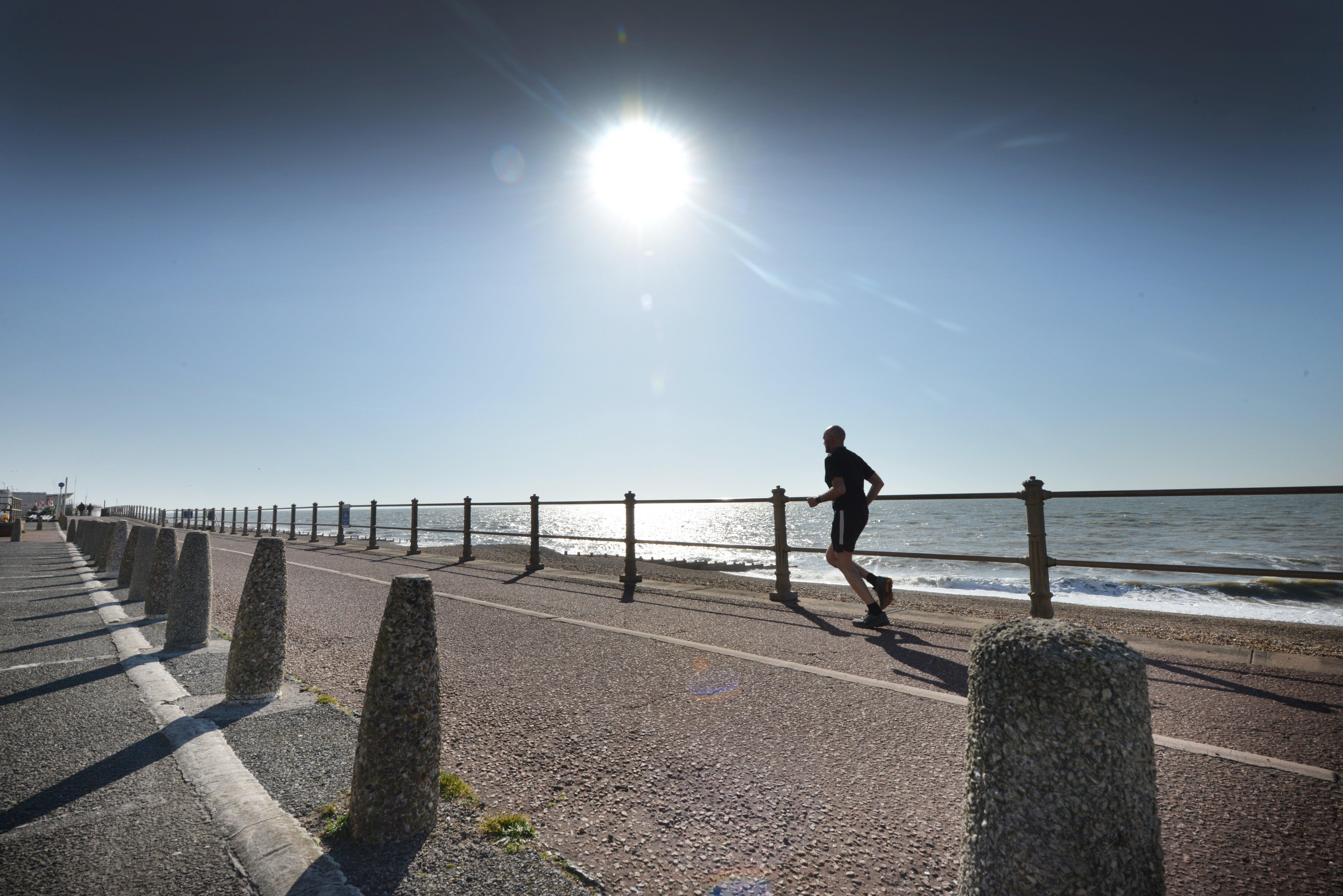 Coronavirus: St Leonards seafront pictured on day one of the  UK lockdown. SUS-200324-111103001