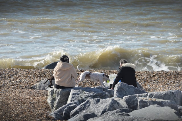 Coronavirus: Hastings seafront pictured on day one of the  UK lockdown. SUS-200324-111712001