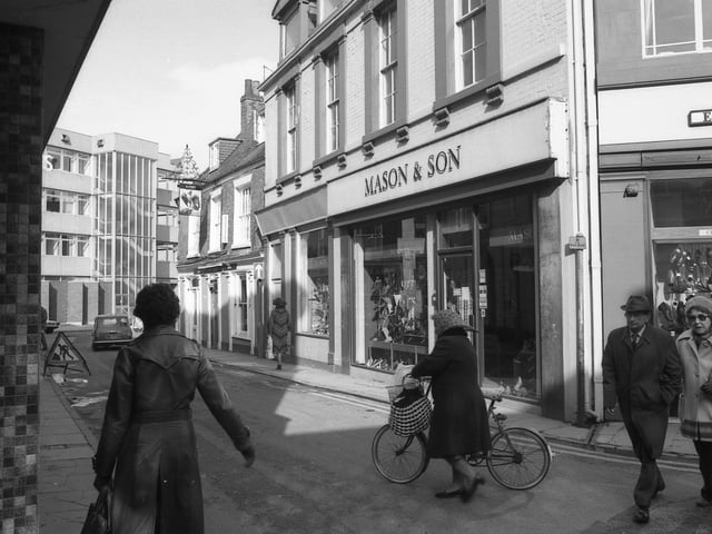 Around the corner to New Street.