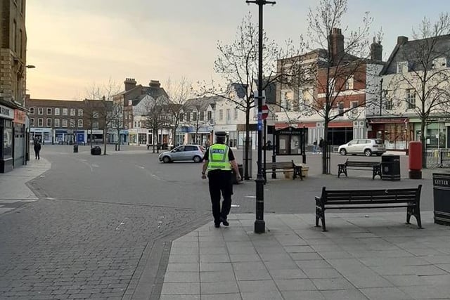 A 'number of people' in the centre of Wisbech were dispersed, police said. Photo: Cambridgeshire police