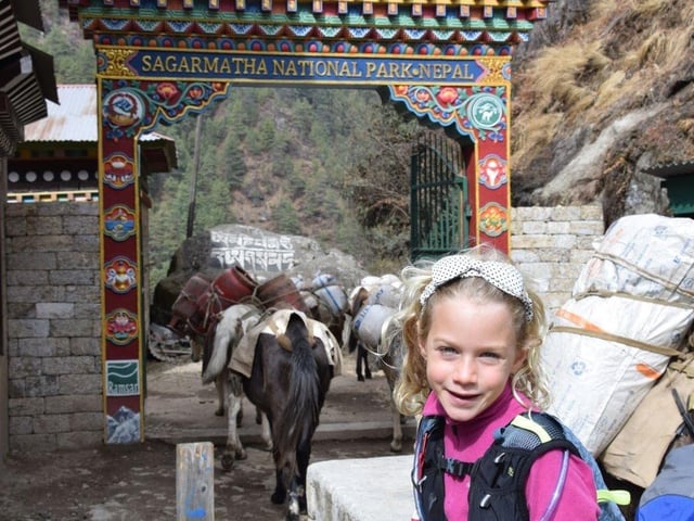 Ashleen Mandrick from Lancing reached the south base camp of Mount Everest in Nepal, which is 5,364 metres above sea level. SUS-201103-113117001