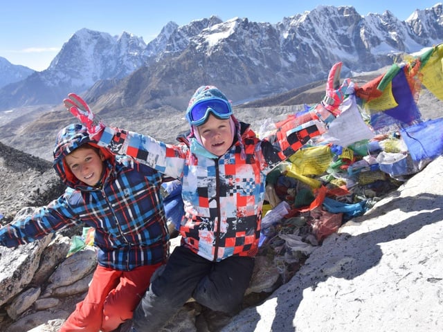 Ashleen Mandrick from Lancing reached the south base camp of Mount Everest in Nepal, which is 5,364 metres above sea level. SUS-201103-112926001