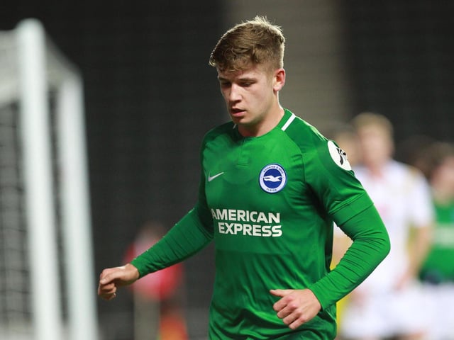 The 21-year-old midfielder from Horsham is on a season long loan at AFC Wimbledon.