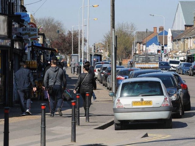 People in Lincoln Road, Millfield, not following government rules to prevent the spread of the coronavirus