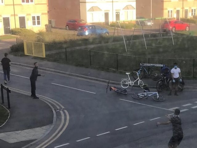 A group of youths in West Town
