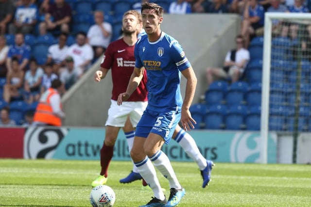 His loan spell at the Cobblers, from Southend United, was followed by a permanent switch to Colchester. Now skippers the U's and has started all-but two league games this season.