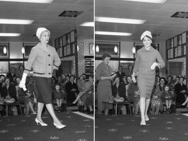 A range of spring and summer fashions went on show ...